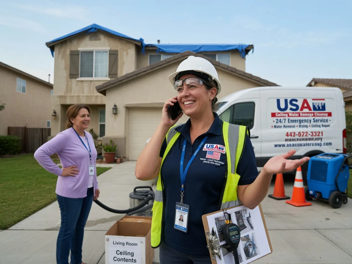 Ceiling Water Damage Restoration Franklin, TX FAQs